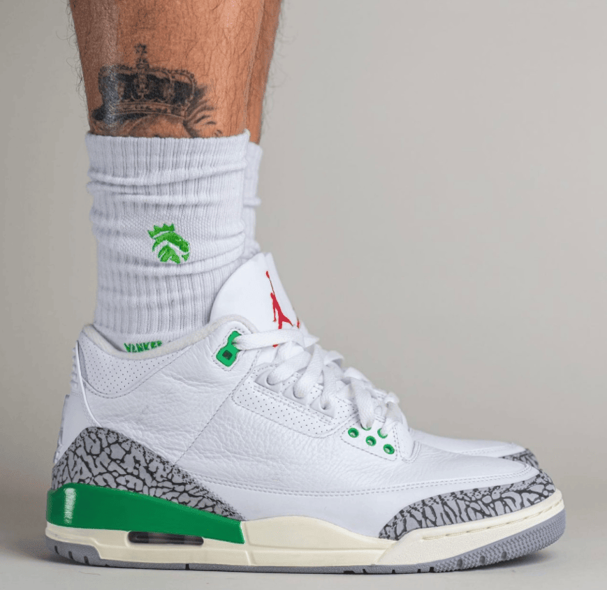 AJ3“幸运绿”上脚图曝光！明年4月6日发售！ 货号：CK9246-136