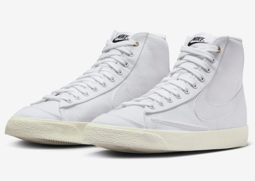 百搭小白鞋!这双帆布Blazer Mid超日常! 货号:DX5550-100