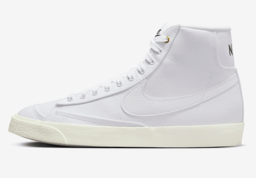 百搭小白鞋!这双帆布Blazer Mid超日常! 货号:DX5550-100