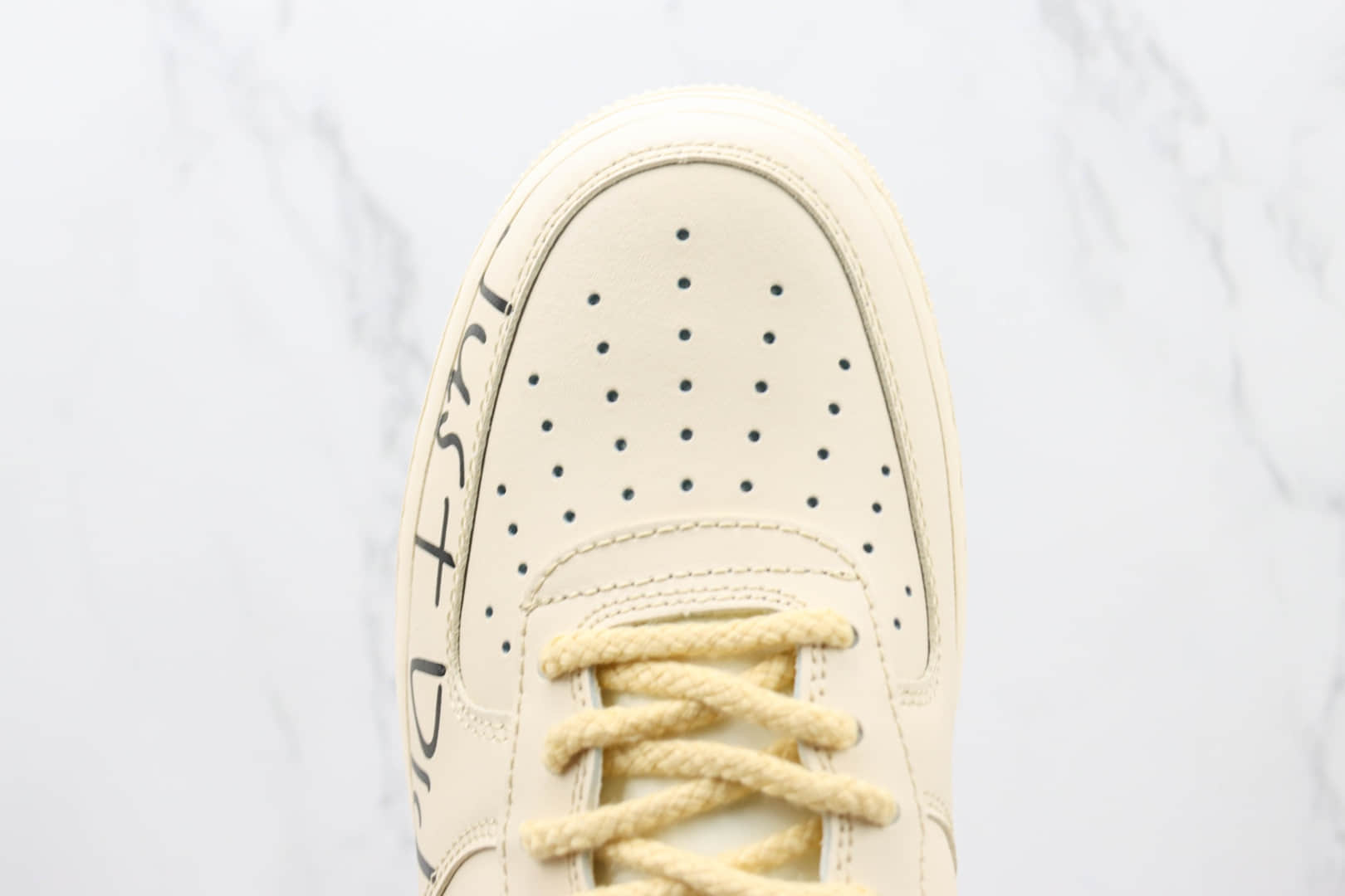 耐克Nike Air Force 1 Low纯原版本低帮空军一号米色涂鸦腰果花配色板鞋 天花板耐克空军一号系列 货号:CW2288-316