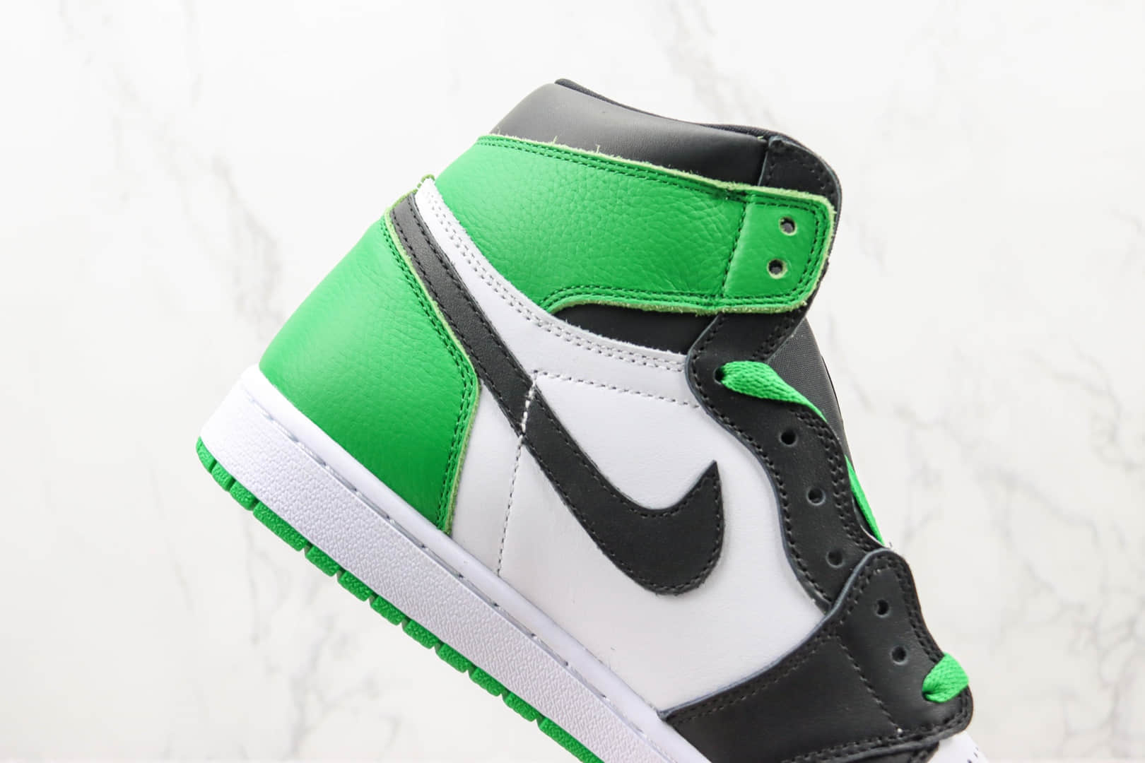 乔丹Air Jordan 1 High OG Lucky Green纯原版本高帮AJ1凯尔特人黑绿脚趾板鞋 莆田天花板AJ1系列 货号：DZ5485-031