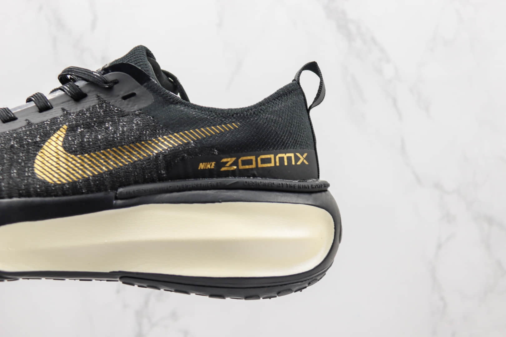 耐克Nike ZOOMX INVINCIBLE RUN FK3纯原版本黑黄色FK3马拉松慢跑鞋 天花板耐克马拉松跑鞋 货号:DR2615-003