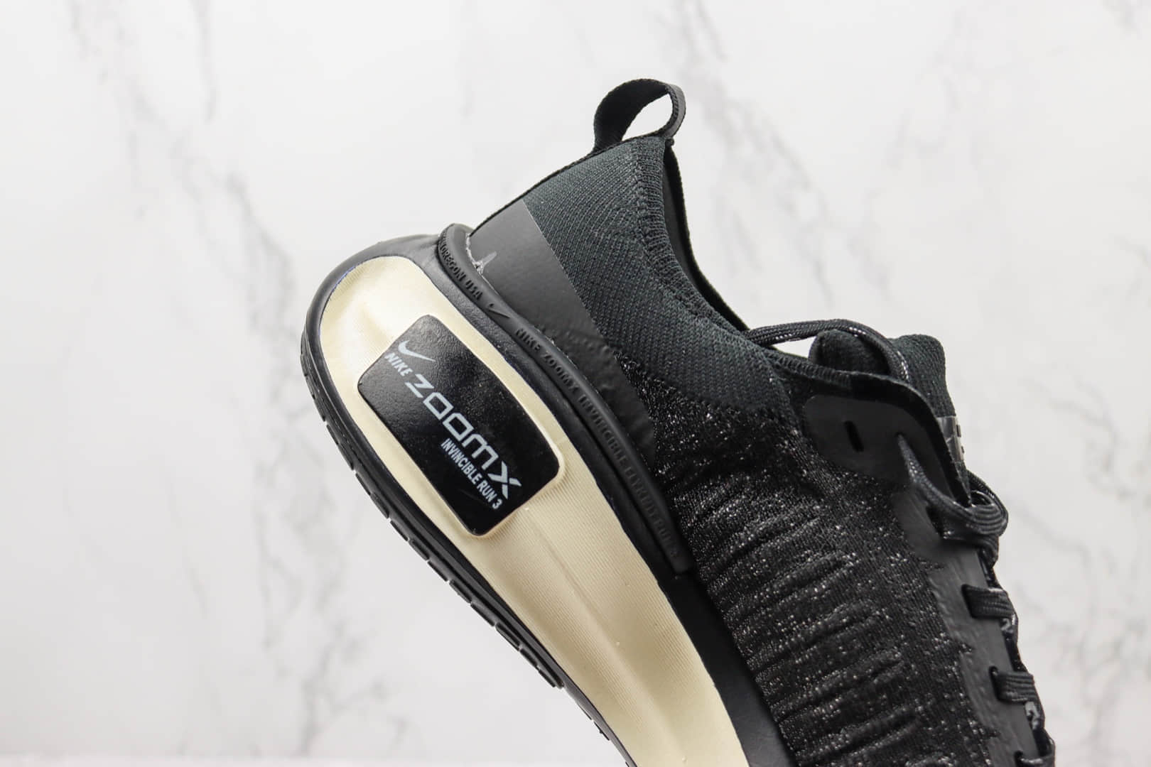 耐克Nike ZOOMX INVINCIBLE RUN FK3纯原版本黑黄色FK3马拉松慢跑鞋 天花板耐克马拉松跑鞋 货号:DR2615-003