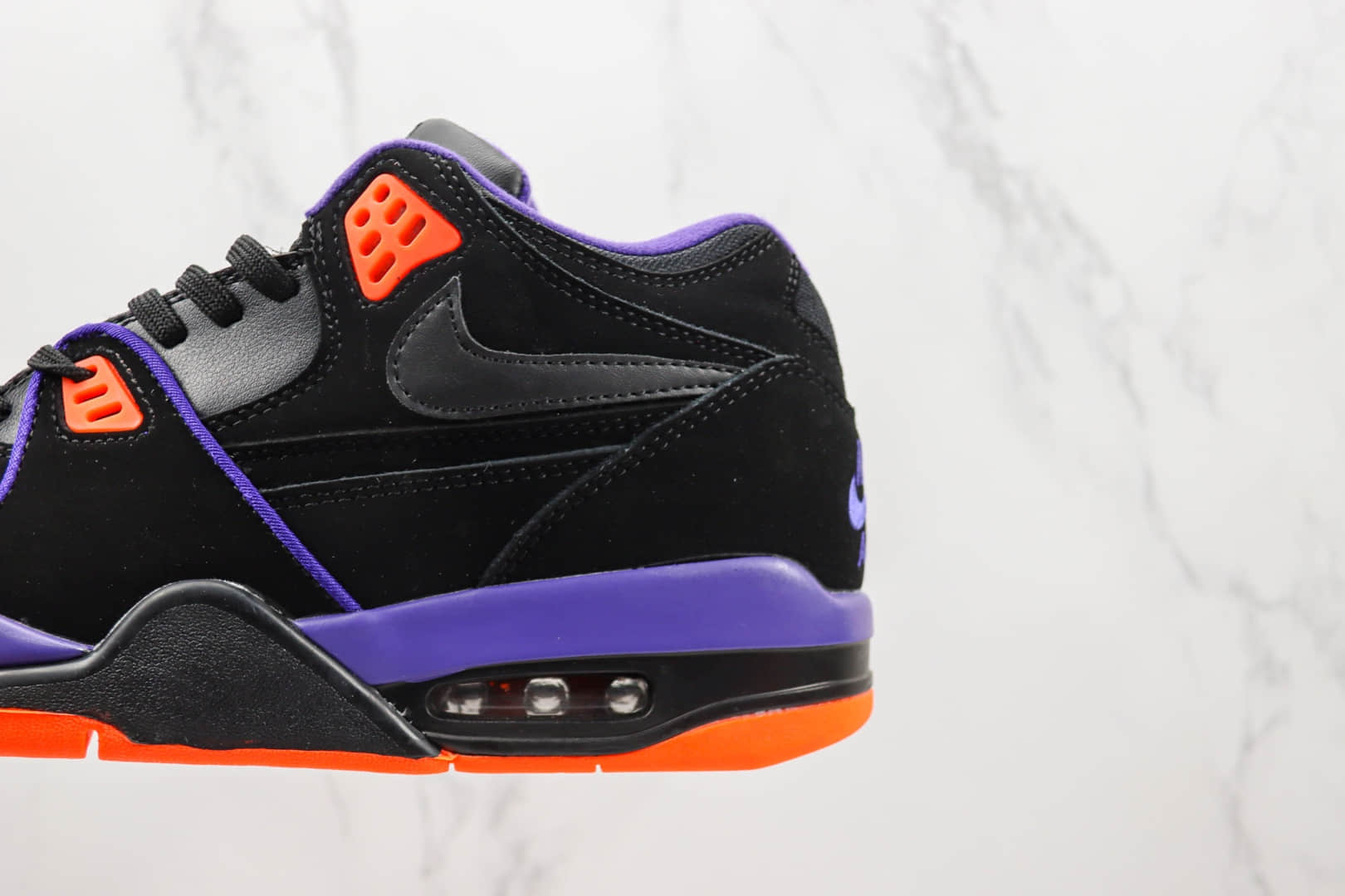 耐克Nike Air Flight 89纯原版本星际主题Flight 89黑紫色篮球鞋 莆田耐克篮球鞋系列 货号:CU4838-001