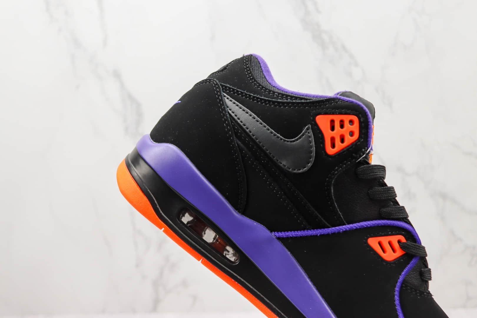 耐克Nike Air Flight 89纯原版本星际主题Flight 89黑紫色篮球鞋 莆田耐克篮球鞋系列 货号:CU4838-001