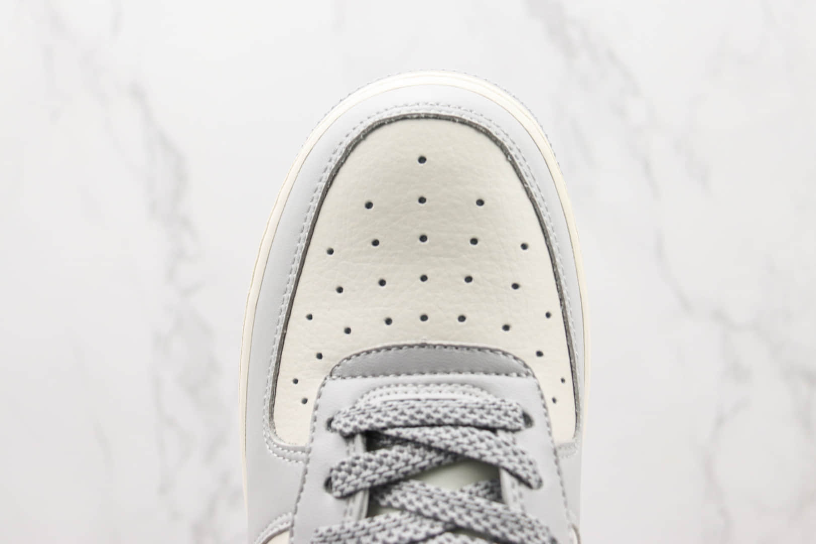 耐克Nike Air Force 1 Nike Low纯原版本低帮空军一号白灰色板鞋 莆田耐克空军一号校园板鞋 货号：HU6395-756