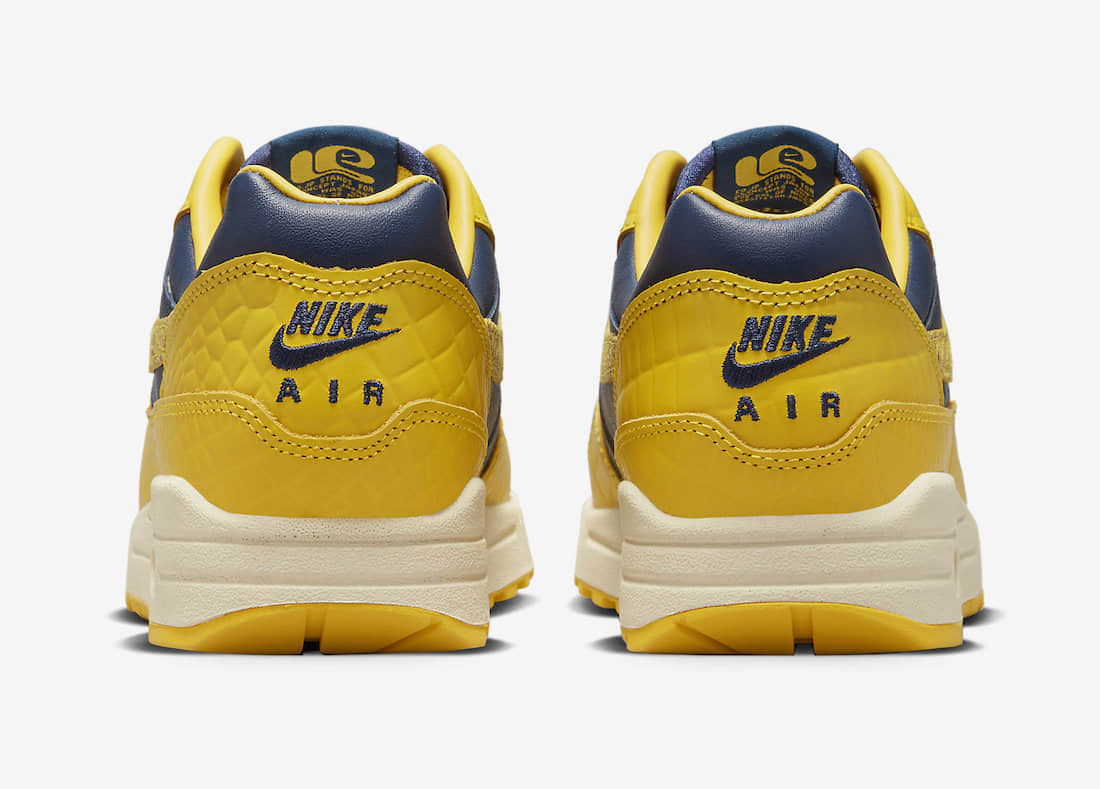 日本限定配色!这双“密歇根”Air Max 1规格超高! 货号:FJ5479-410