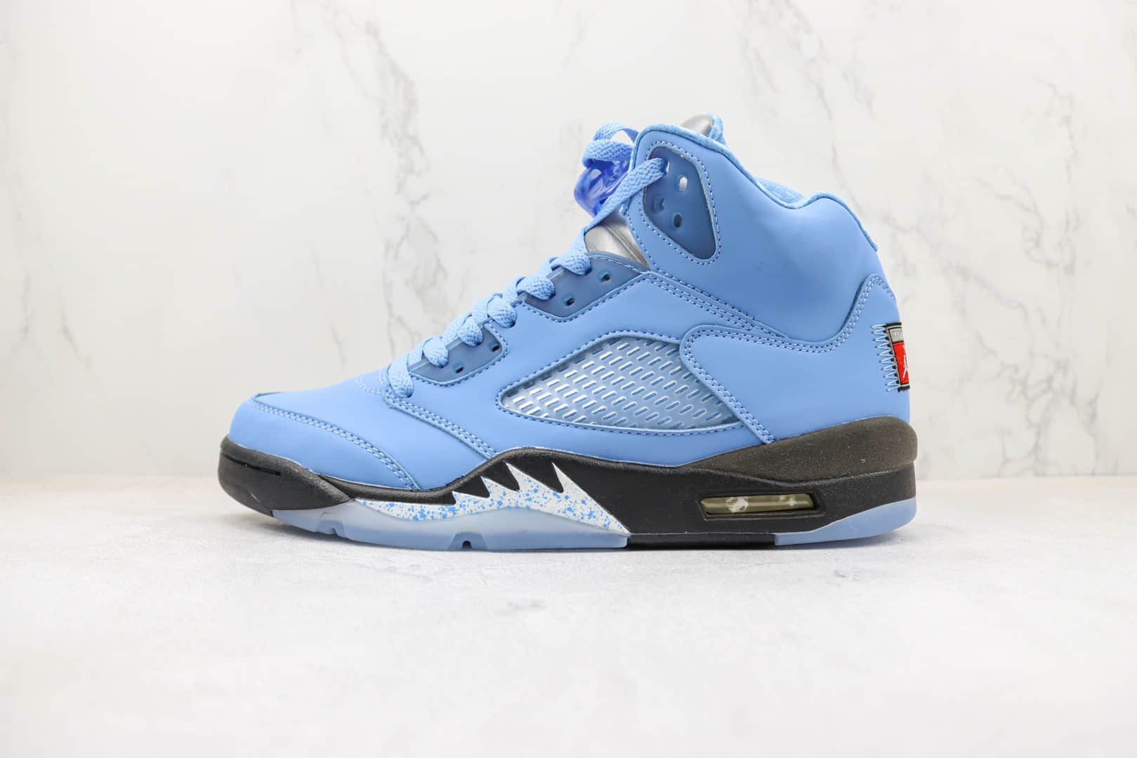 乔丹Air Jordan 5纯原版本高帮AJ5北卡蓝配色篮球鞋 莆田天花板AJ5系列 货号:DV1310-401