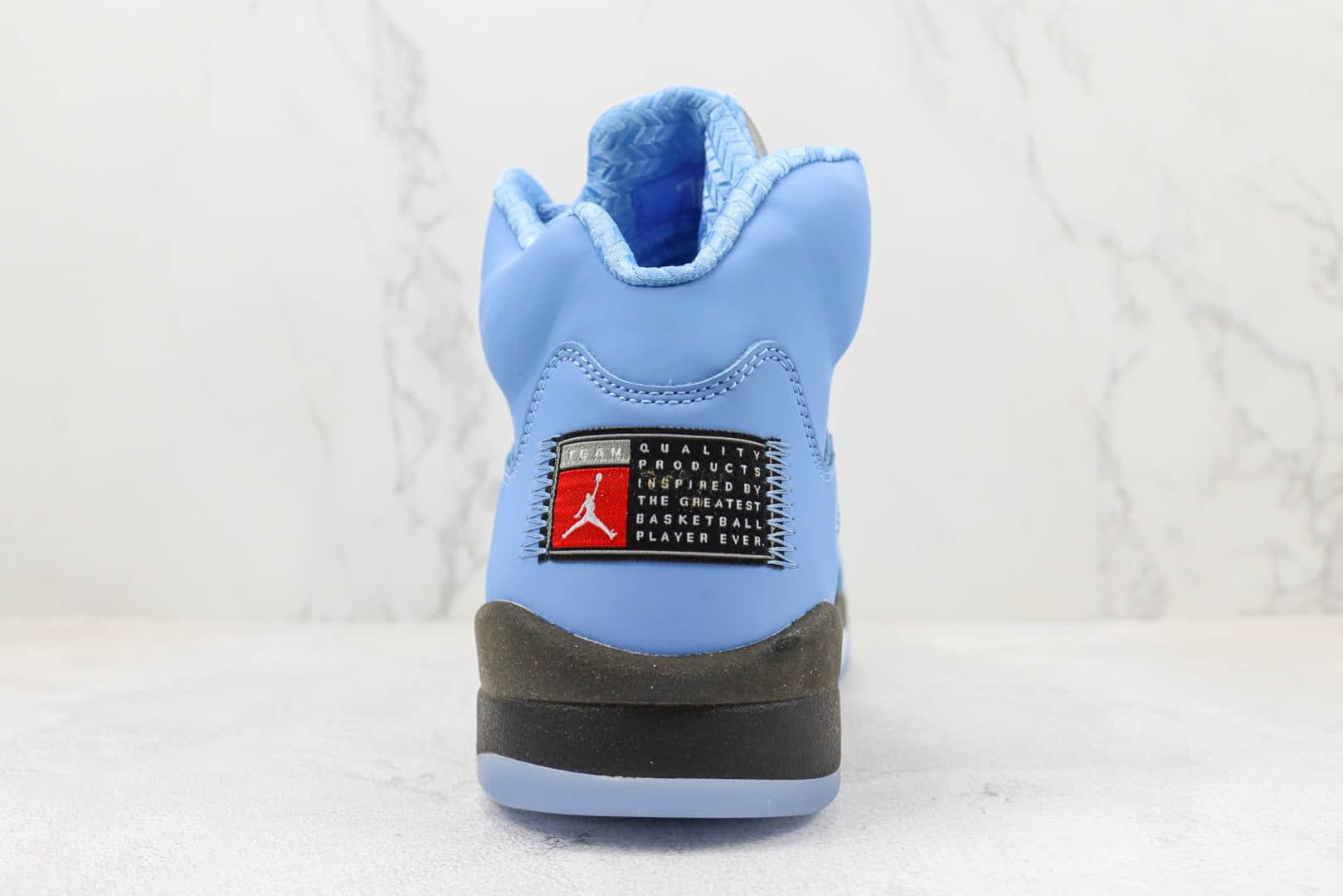 乔丹Air Jordan 5纯原版本高帮AJ5北卡蓝配色篮球鞋 莆田天花板AJ5系列 货号:DV1310-401