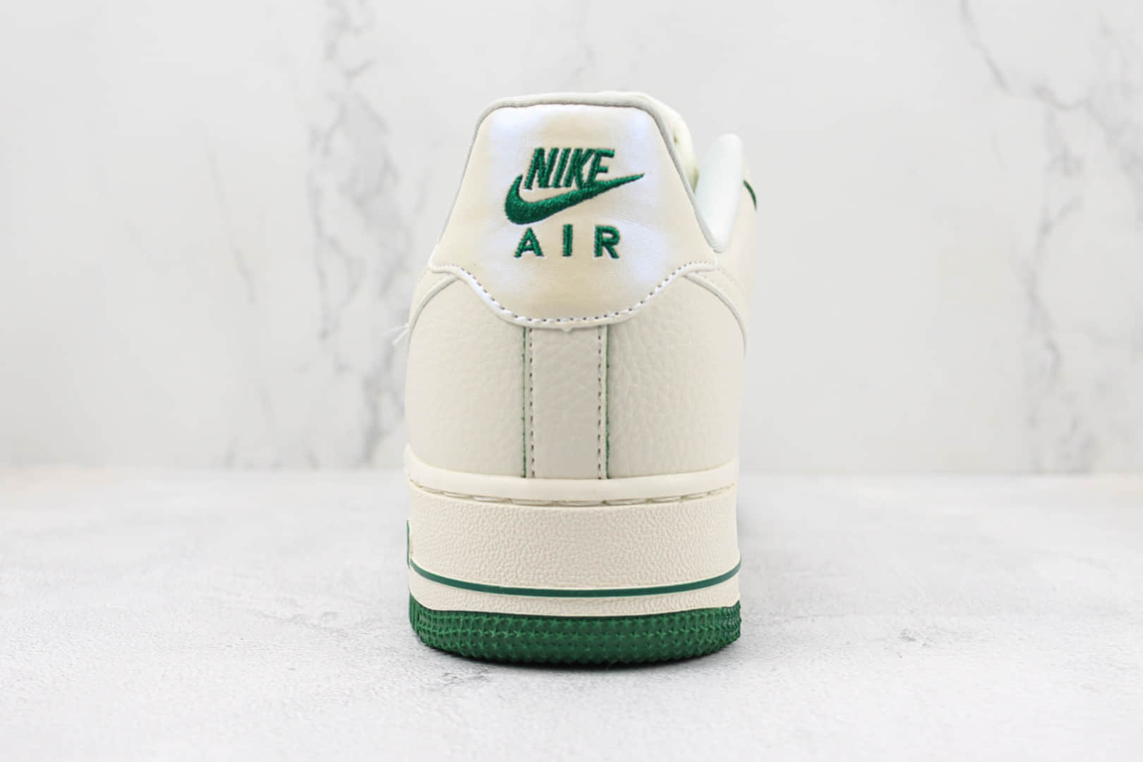 耐克Nike Air Force 1纯原版本空军一号米白深绿马克笔低帮板鞋 莆田天花板AF1系列 货号:DD9915-600
