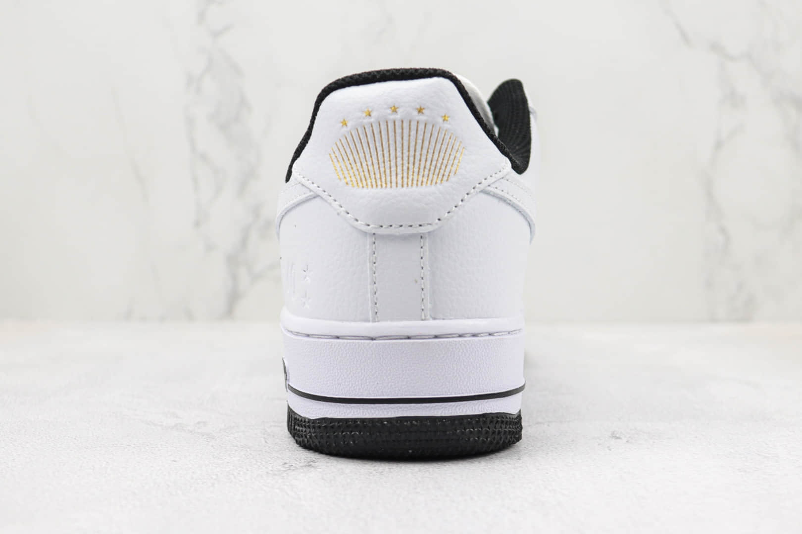 耐克Nike Air Force 1 Low纯原版本低帮空军一号40周年白黑金钩板鞋 莆田天花板AF1系列 货号:DD1225-001