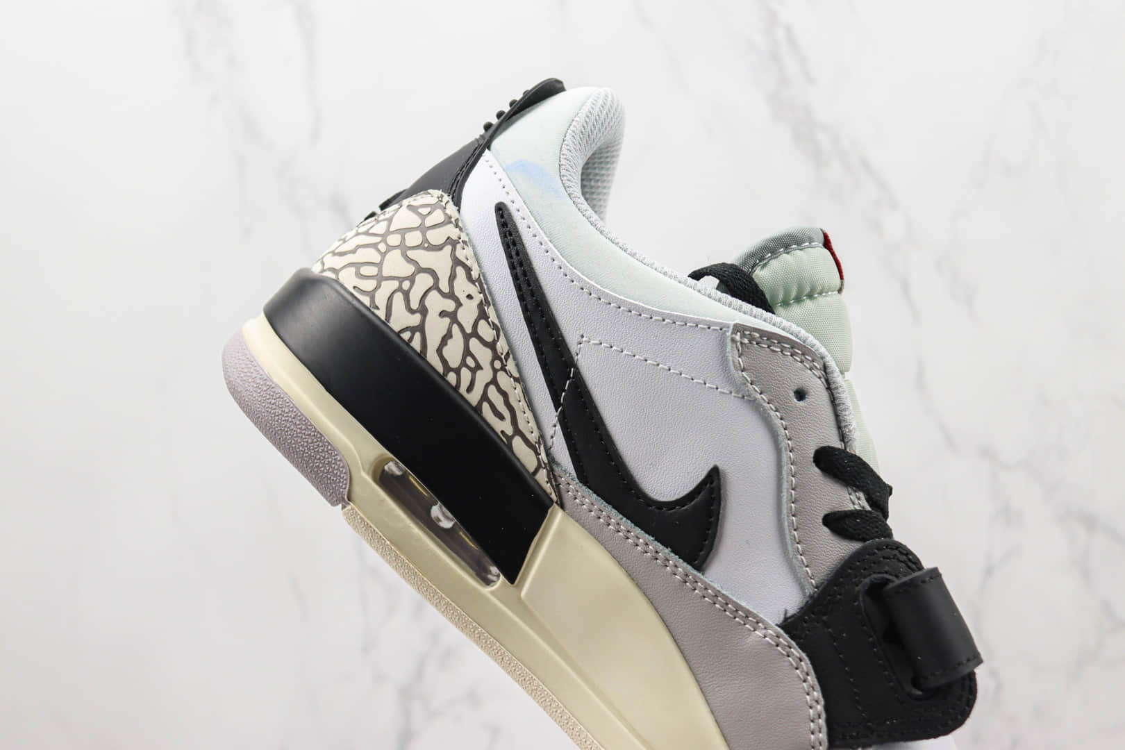 乔丹Air Jordan Legacy 312 Low纯原版本AJ312灰白黑勾三合一实战篮球鞋 莆田天花板AJ系列 货号：CD7069-101