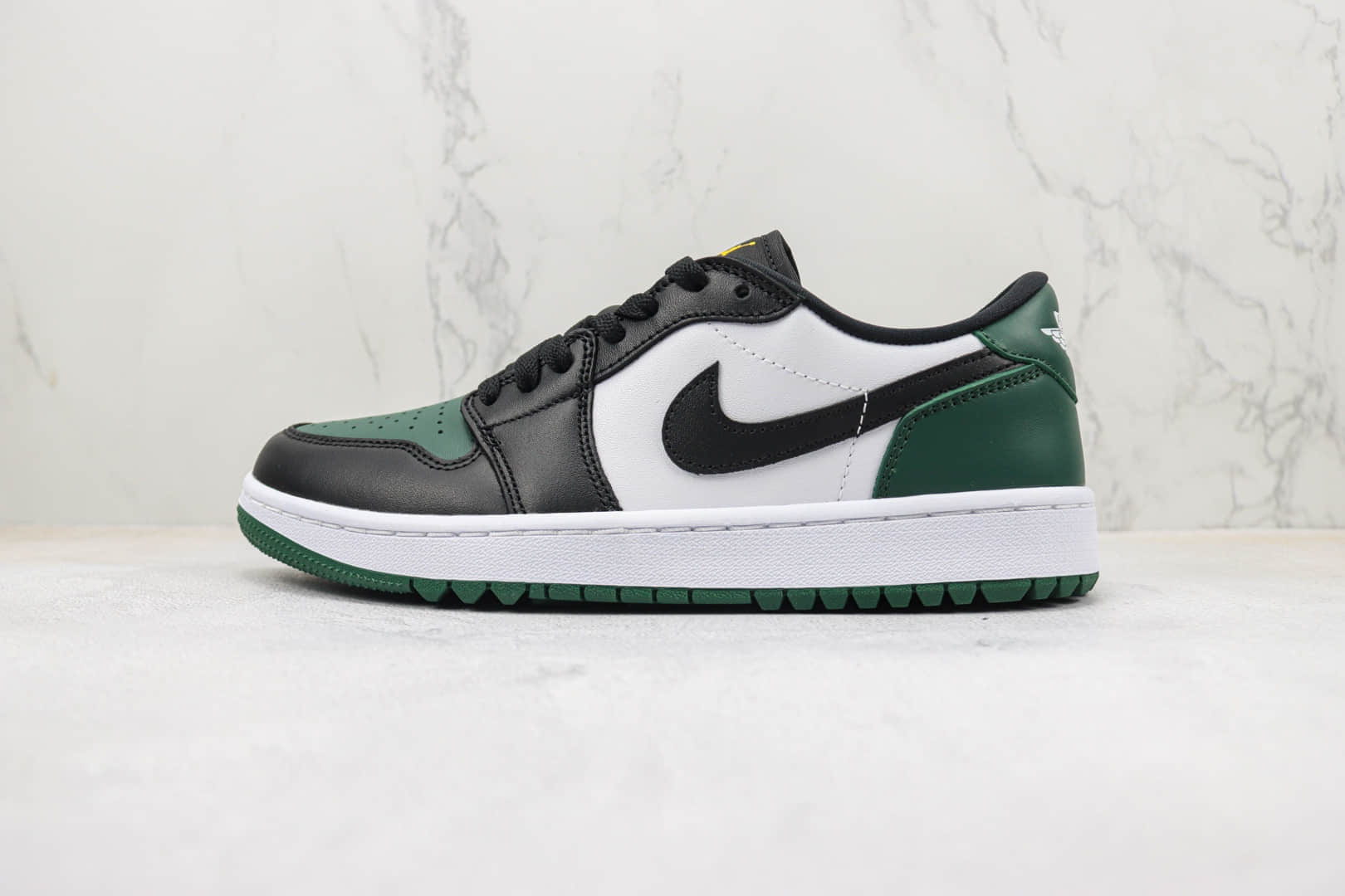 乔丹Air Jordan 1 Low纯原版本低帮A1J黑绿脚趾板鞋 莆田天花板AJ1系列 货号:DD9315-107