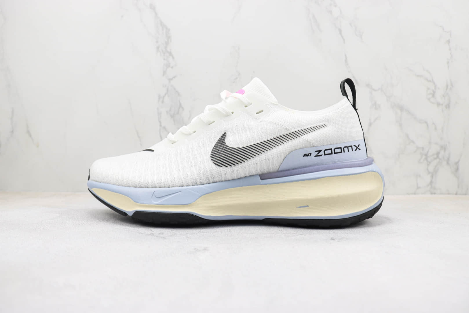 耐克Nike Zoom x Invincible Run Flyknit 3纯原版本FK3代白蓝色马拉松跑鞋 莆田耐克货源 货号：DR2615-100