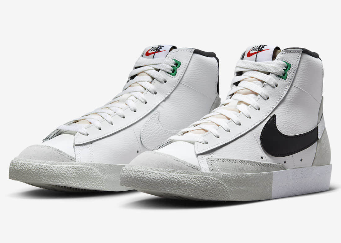 解构+黑白阴阳勾!全新Nike Blazer官图释出! 货号:DZ2542-100