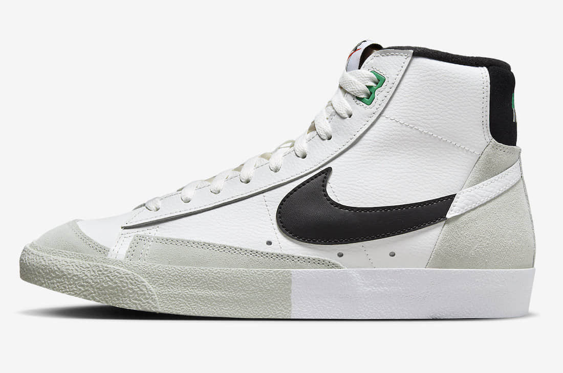 解构+黑白阴阳勾!全新Nike Blazer官图释出! 货号:DZ2542-100