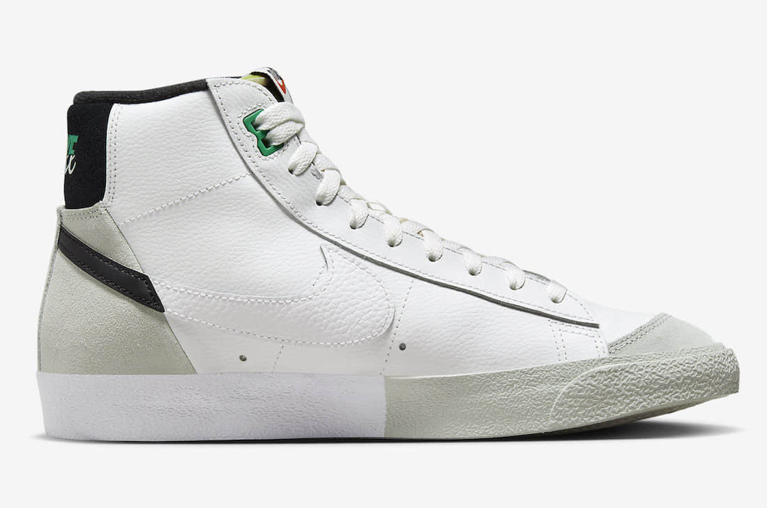 解构+黑白阴阳勾!全新Nike Blazer官图释出! 货号:DZ2542-100