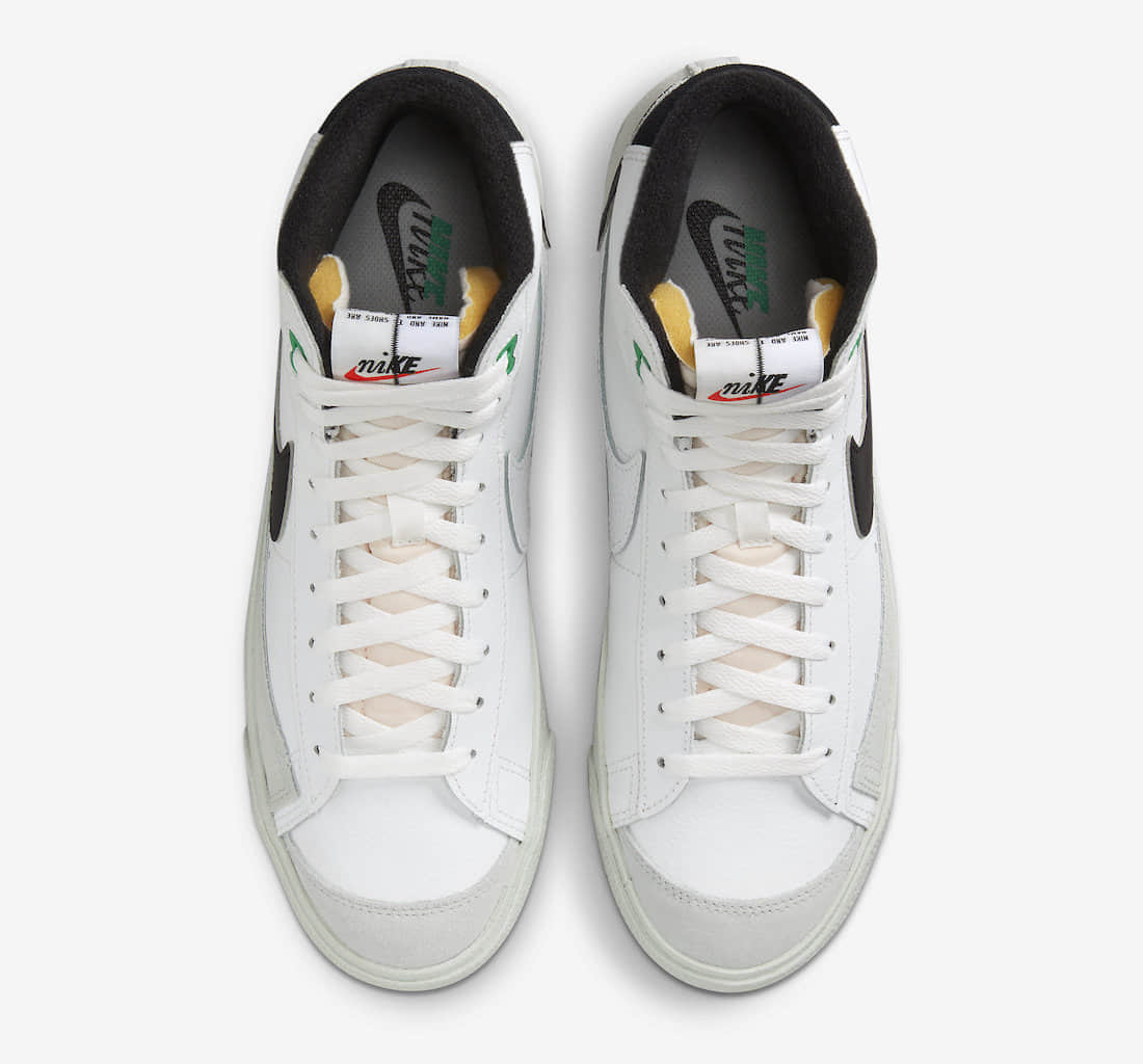 解构+黑白阴阳勾!全新Nike Blazer官图释出! 货号:DZ2542-100