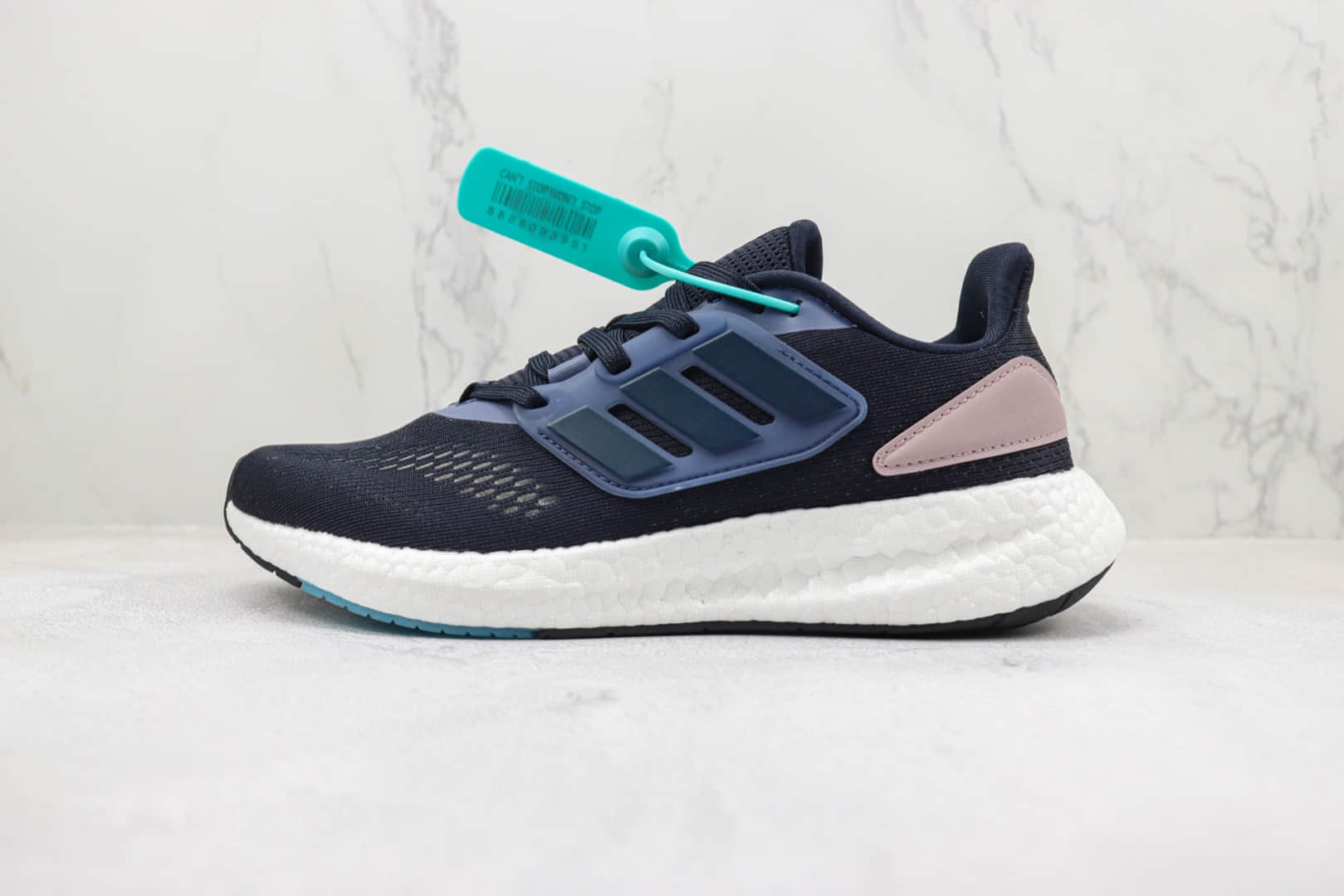 阿迪达斯Adidas Pureb Boost Ultra Boost 22 Consortium纯原版本UB6.0蓝粉色爆米花跑鞋 莆田阿迪达斯UB爆米花跑鞋 货号:HQ1460