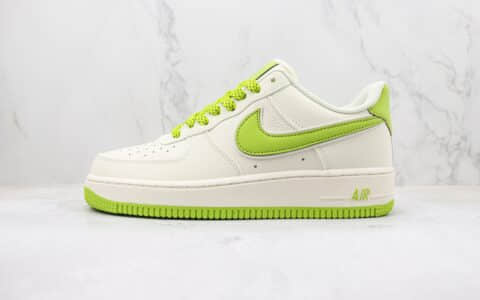耐克Nike Air Force 1 Low纯原版本低帮空军一号白绿色板鞋 莆田天花板AF1系列 货号:GL6835-007