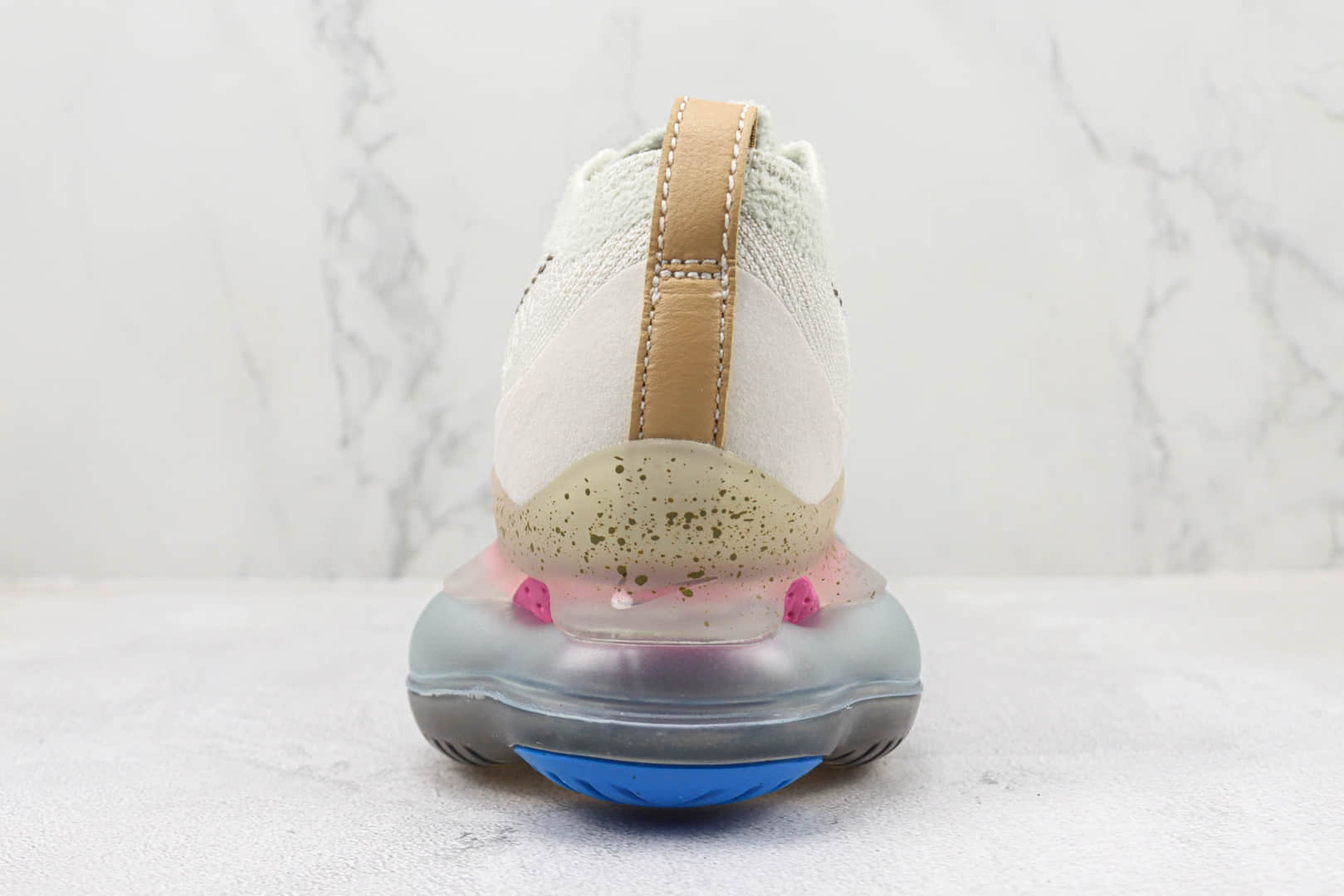 耐克Nike Air Max Scorpion FK纯原版本天蝎座系列浅灰黄粉蓝大气垫跑鞋 莆田复刻耐克 货号:FJ7070-001