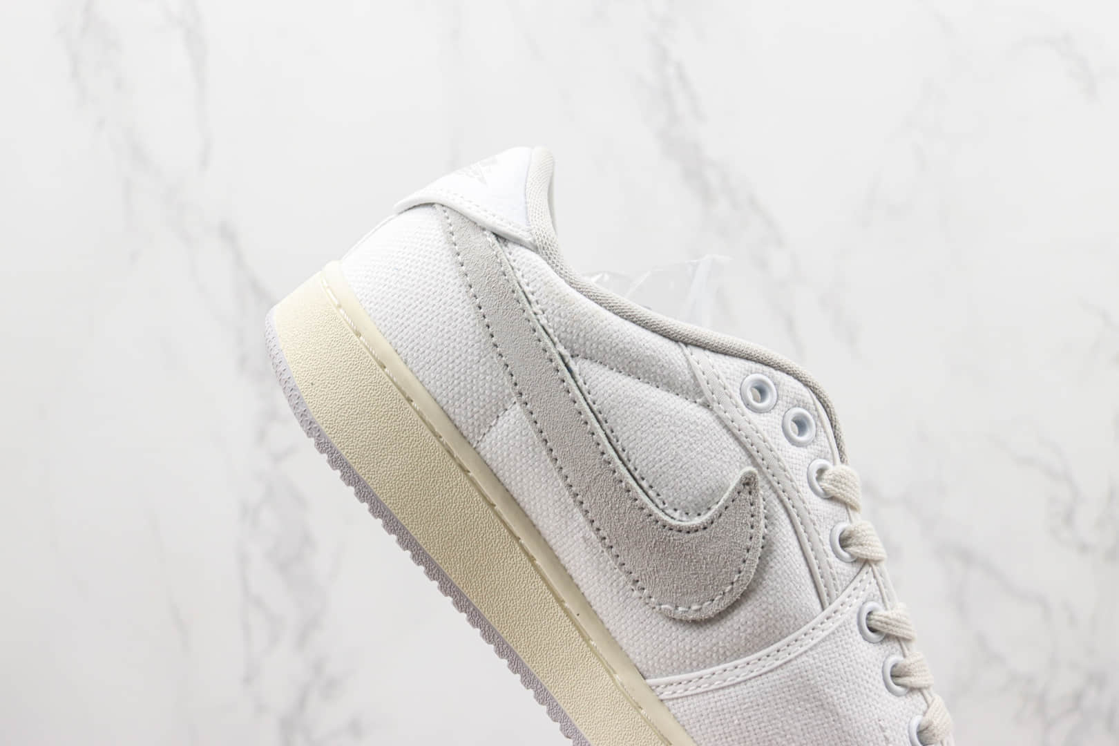 乔丹Union x AJKO 1 Low “White”纯原版本UN联名AJ1帆布白低帮板鞋 莆田天花板AJ1系列 货号：DO8912-101