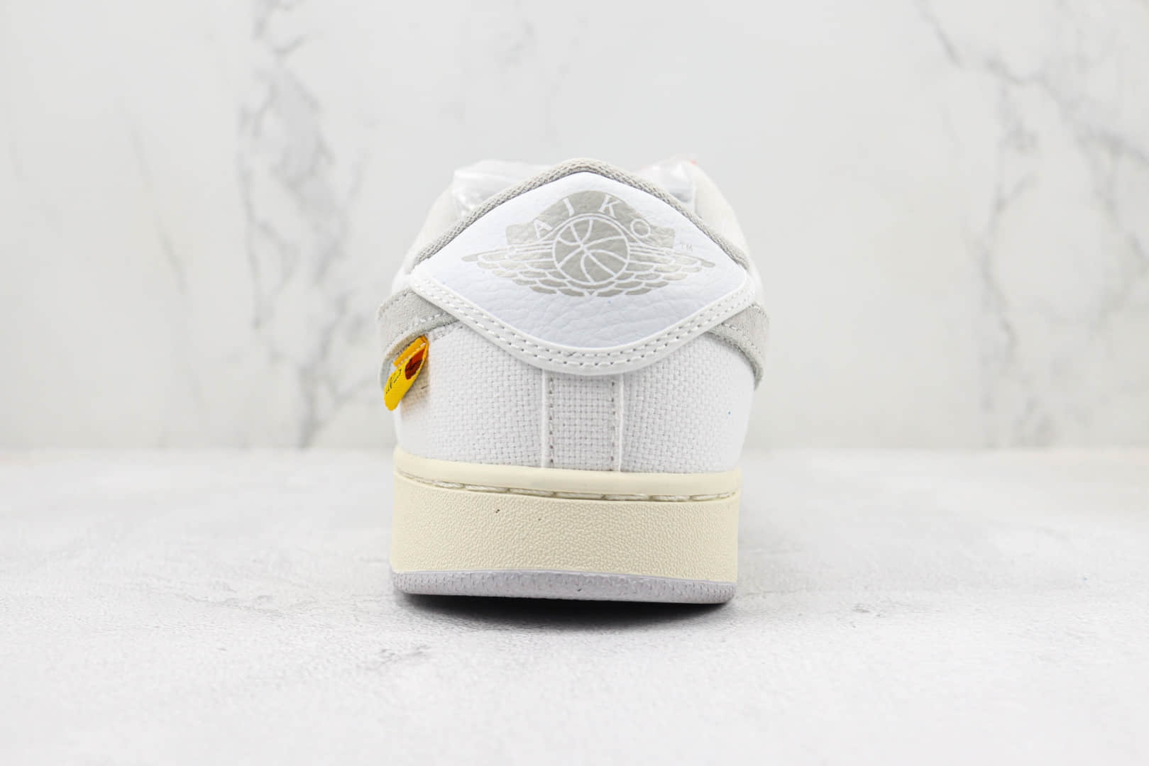 乔丹Union x AJKO 1 Low “White”纯原版本UN联名AJ1帆布白低帮板鞋 莆田天花板AJ1系列 货号：DO8912-101
