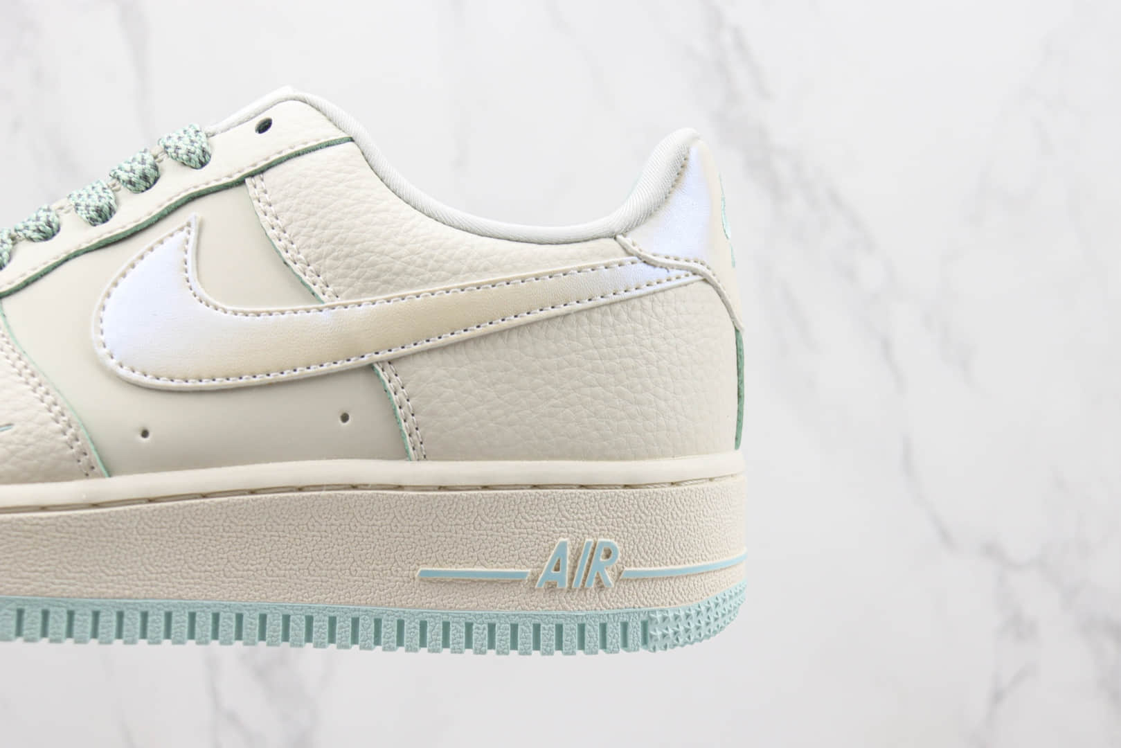 耐克Nike Air Force 1 Low纯原版本低帮空军一号珠光白蓝板鞋 莆田天花板AF1系列 货号：DD9915-688