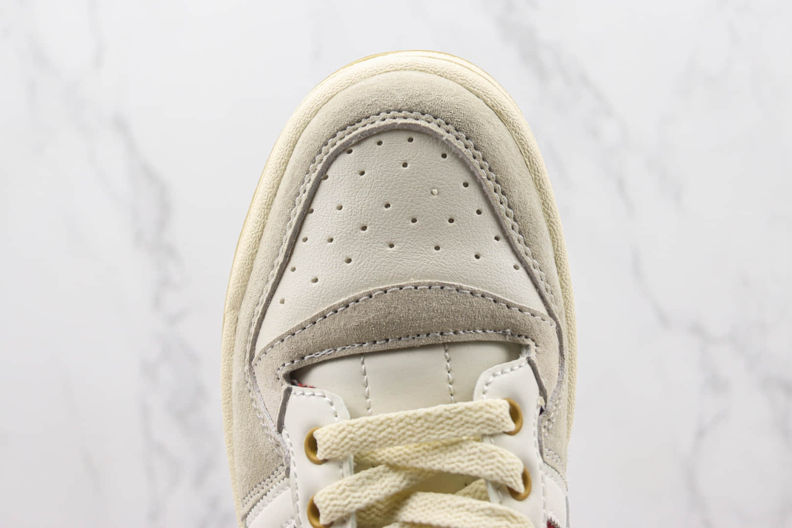 阿迪达斯adidas Forum 84 Low纯原版本三叶草84白红色板鞋 莆田阿迪达斯货源 货号:HQ4604