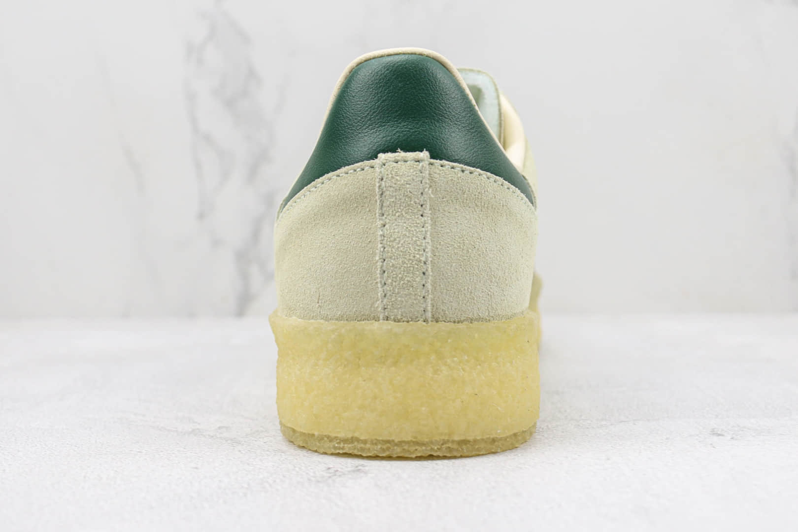 阿迪达斯Kith x Clarks x adidas Originals 8th Street Samba纯原版本桑巴联名灰白深绿生胶底德训鞋 莆田阿迪达斯货源 货号:ID7297