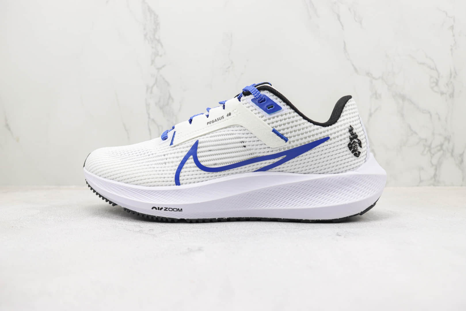 耐克Nike Zoom Pegasus 40纯原版本登月40代白蓝色跑鞋 莆田复刻耐克 货号:FJ2843-100