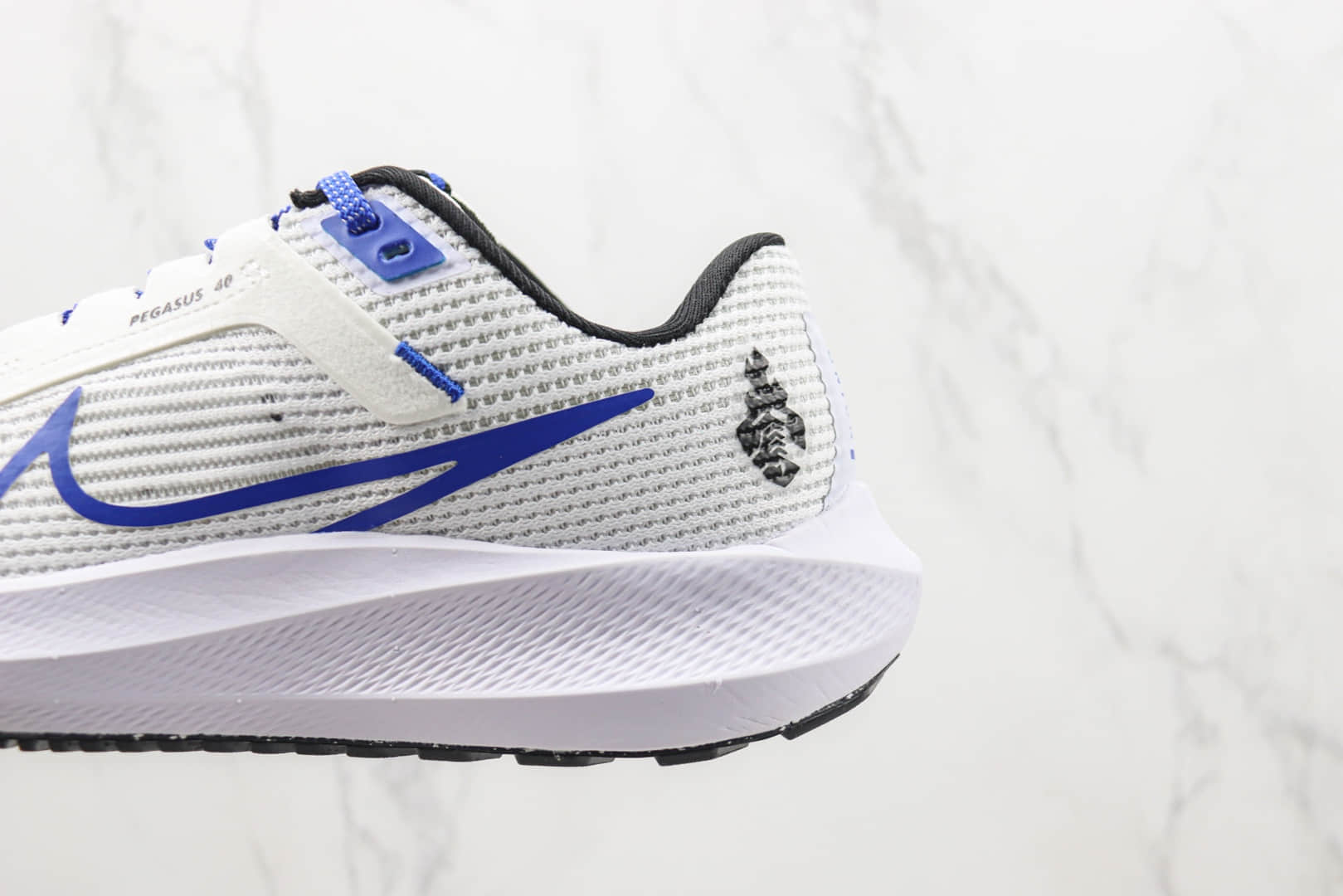 耐克Nike Zoom Pegasus 40纯原版本登月40代白蓝色跑鞋 莆田复刻耐克 货号:FJ2843-100