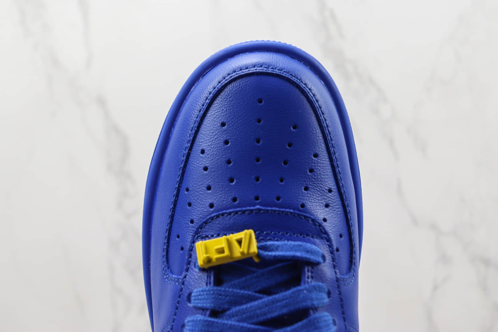 耐克AMBUSH x Nike Air Force 1 Low纯原版本空军一号低帮蓝黄色板鞋 货号:DV3464-400