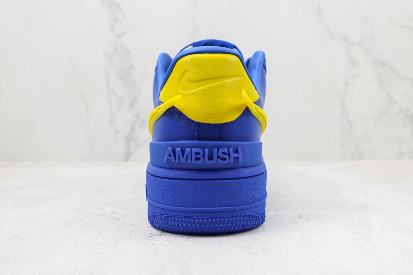 耐克AMBUSH x Nike Air Force 1 Low纯原版本空军一号低帮蓝黄色板鞋 货号:DV3464-400