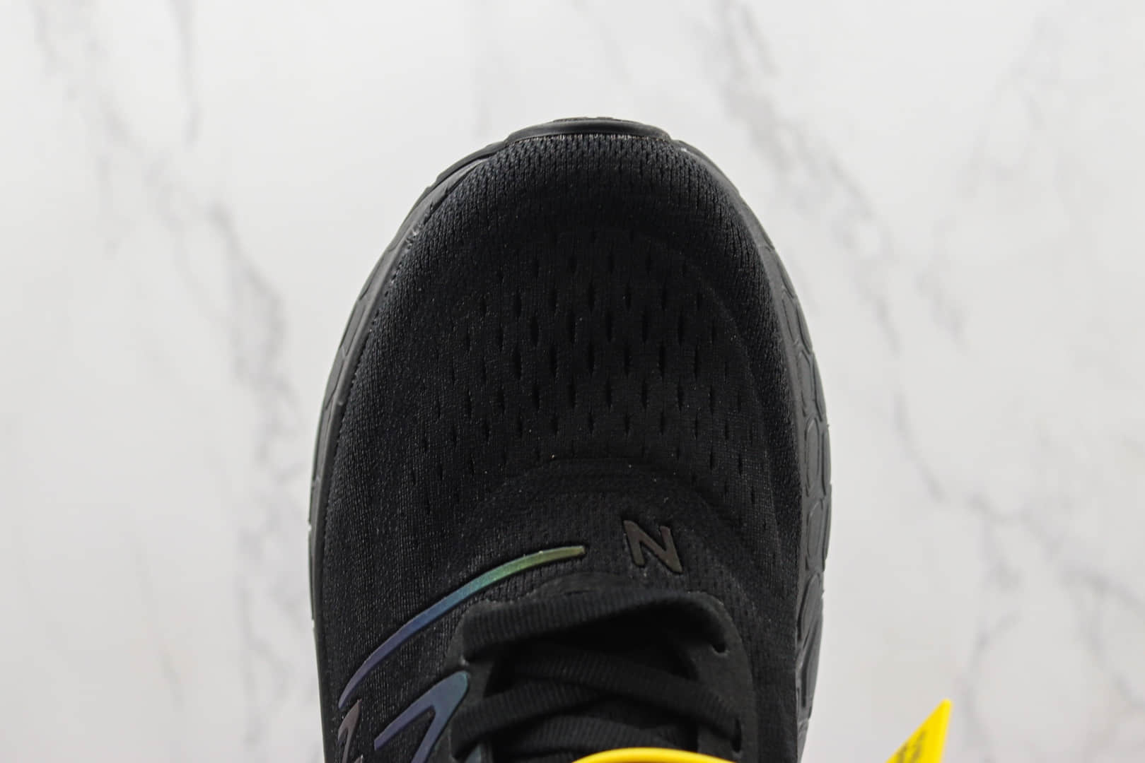 新百伦New Balance Fresh Foam x More V4纯原版本黑蓝色厚底跑鞋 莆田新百伦货源 货号:MMORBG4