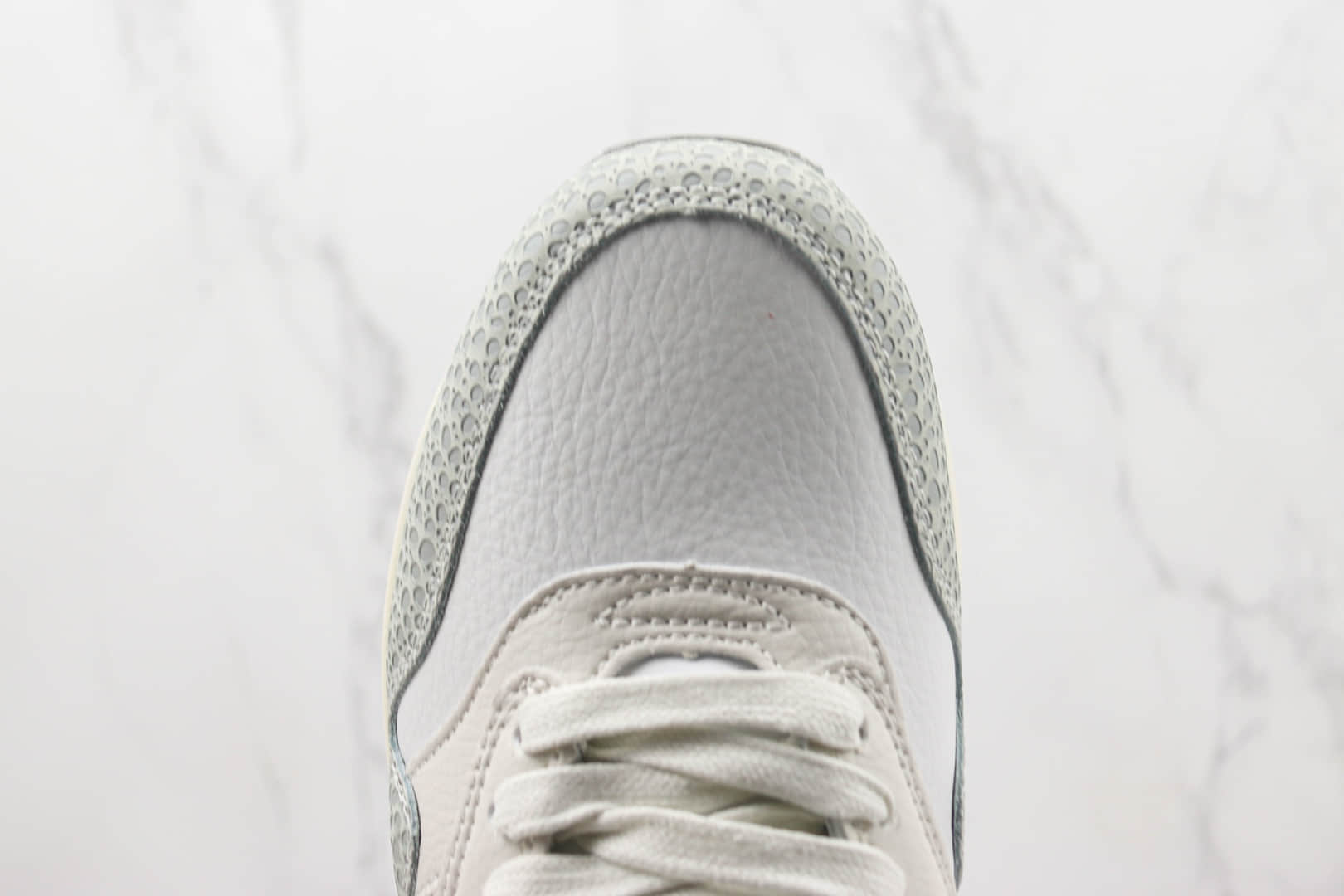 耐克Nike Air Max 1 PRM纯原版本灰白石斑纹跑鞋 莆田耐克货源 货号:FB5059-100