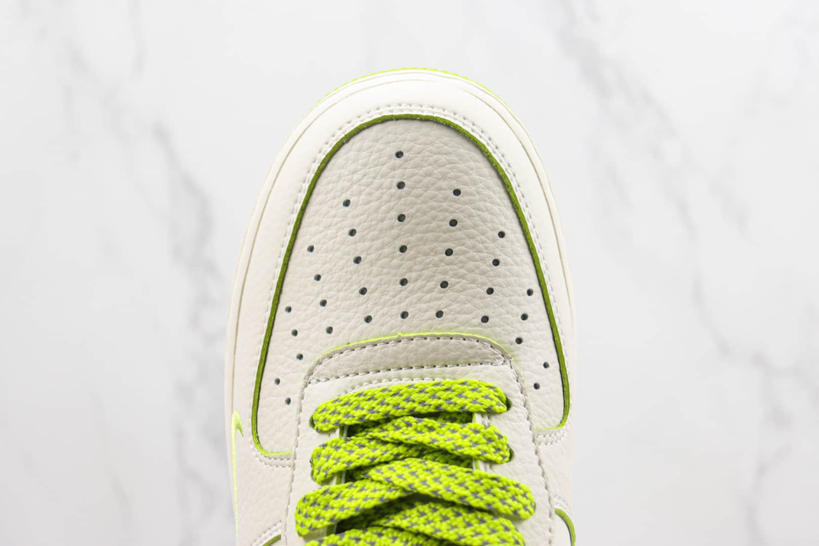耐克Nike Air Force 1 '07 Low纯原版本低帮空军一号珠光白绿板鞋 莆田天花板AF1系列 货号:DD9915-699