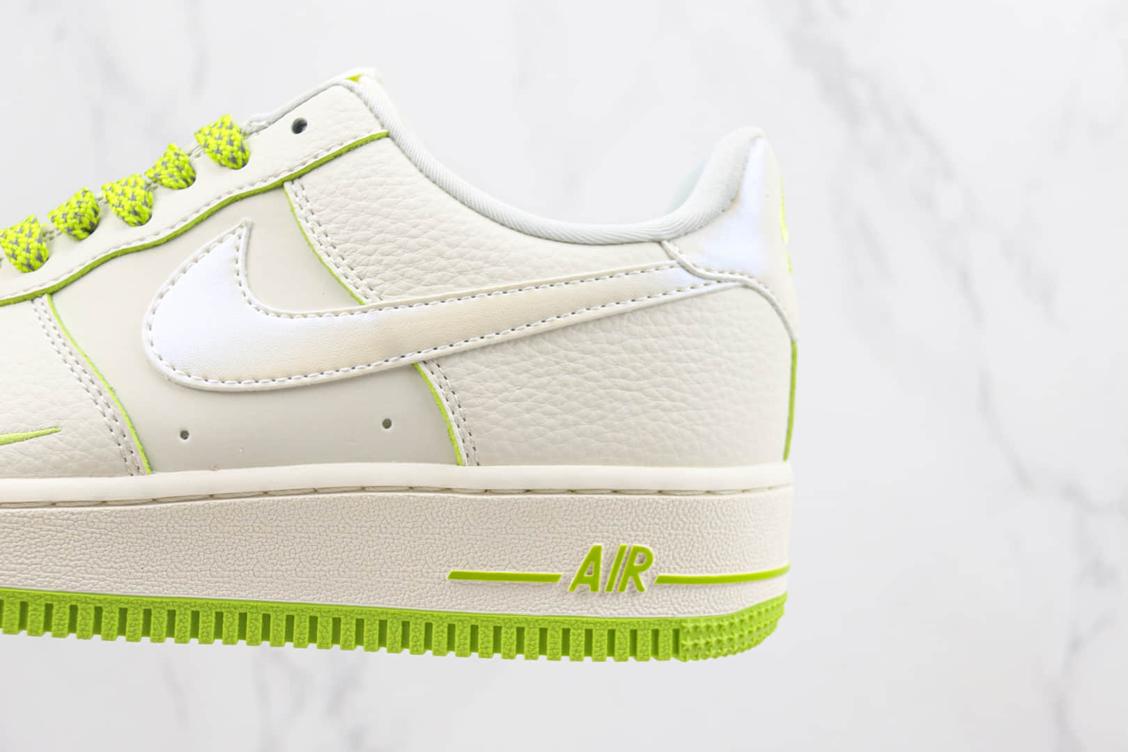 耐克Nike Air Force 1 '07 Low纯原版本低帮空军一号珠光白绿板鞋 莆田天花板AF1系列 货号:DD9915-699