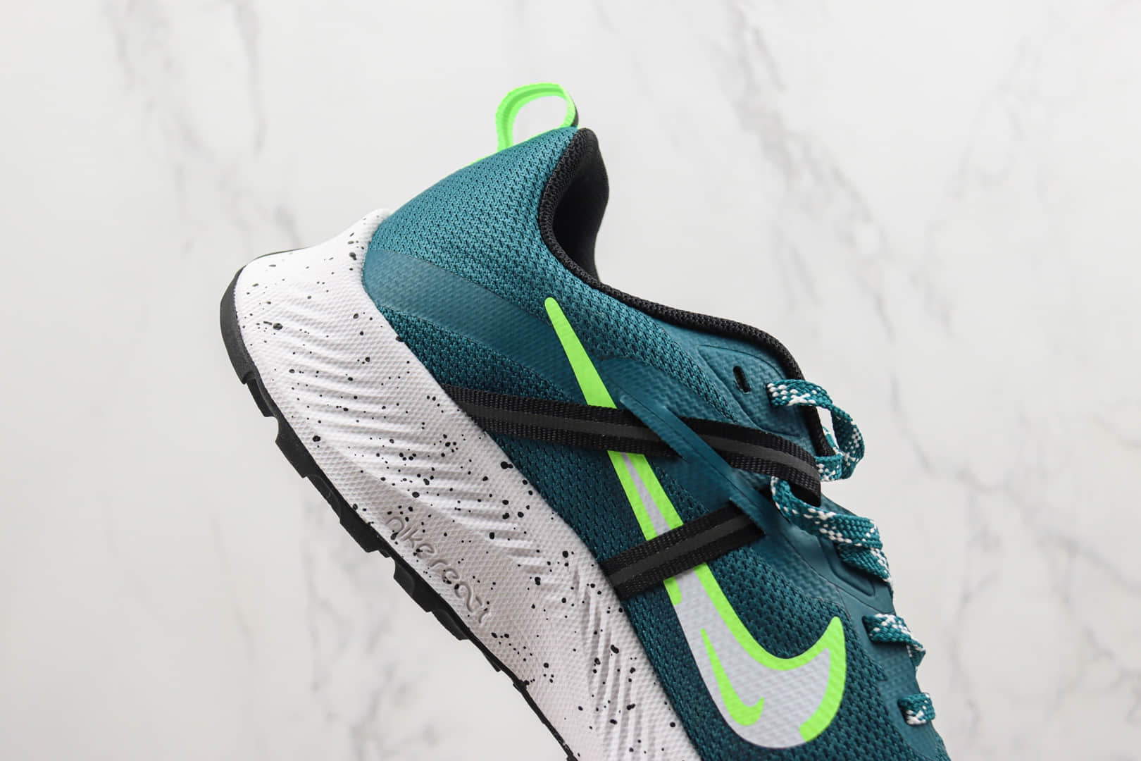 耐克Nike Pegasus Trail2纯原版本飞马2代墨绿色网面跑鞋 莆田耐克工厂 货号:AR1667-514