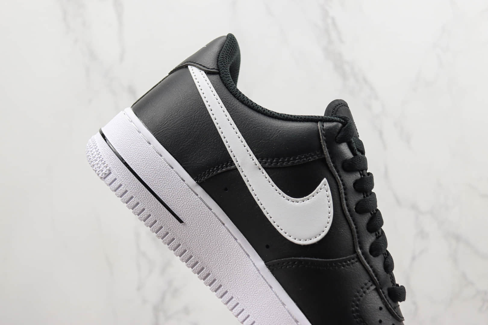 耐克Nike Air Force 1 Low '07纯原版本空军一号低帮黑白色板鞋 莆田天花板AF1系列 货号:CJ0952-001
