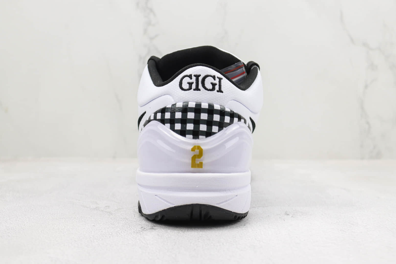 耐克Nike Zoom Kobe 4纯原版本科比4代GIGI纪念款白黑实战篮球鞋 莆田耐克货源 货号:FJ9363-100
