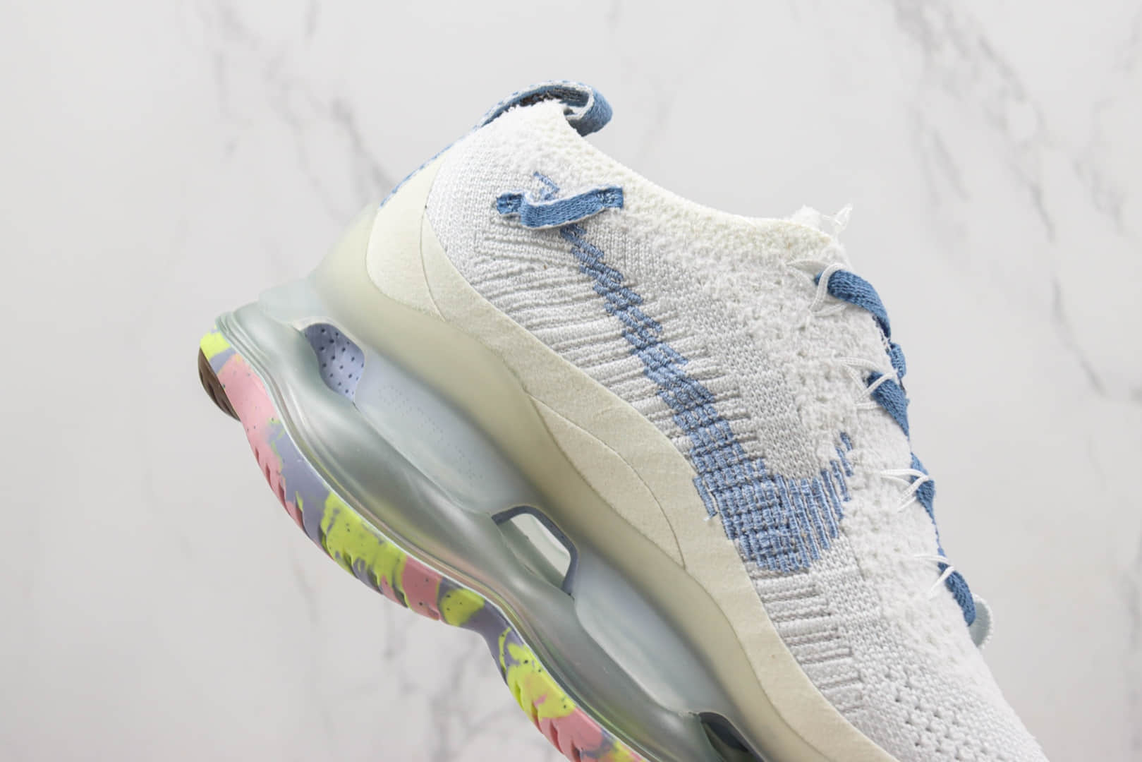 耐克Nike Air Max Scorpion FK纯原版本白蓝色大气垫跑鞋 莆田耐克工厂 货号:FJ7736-141