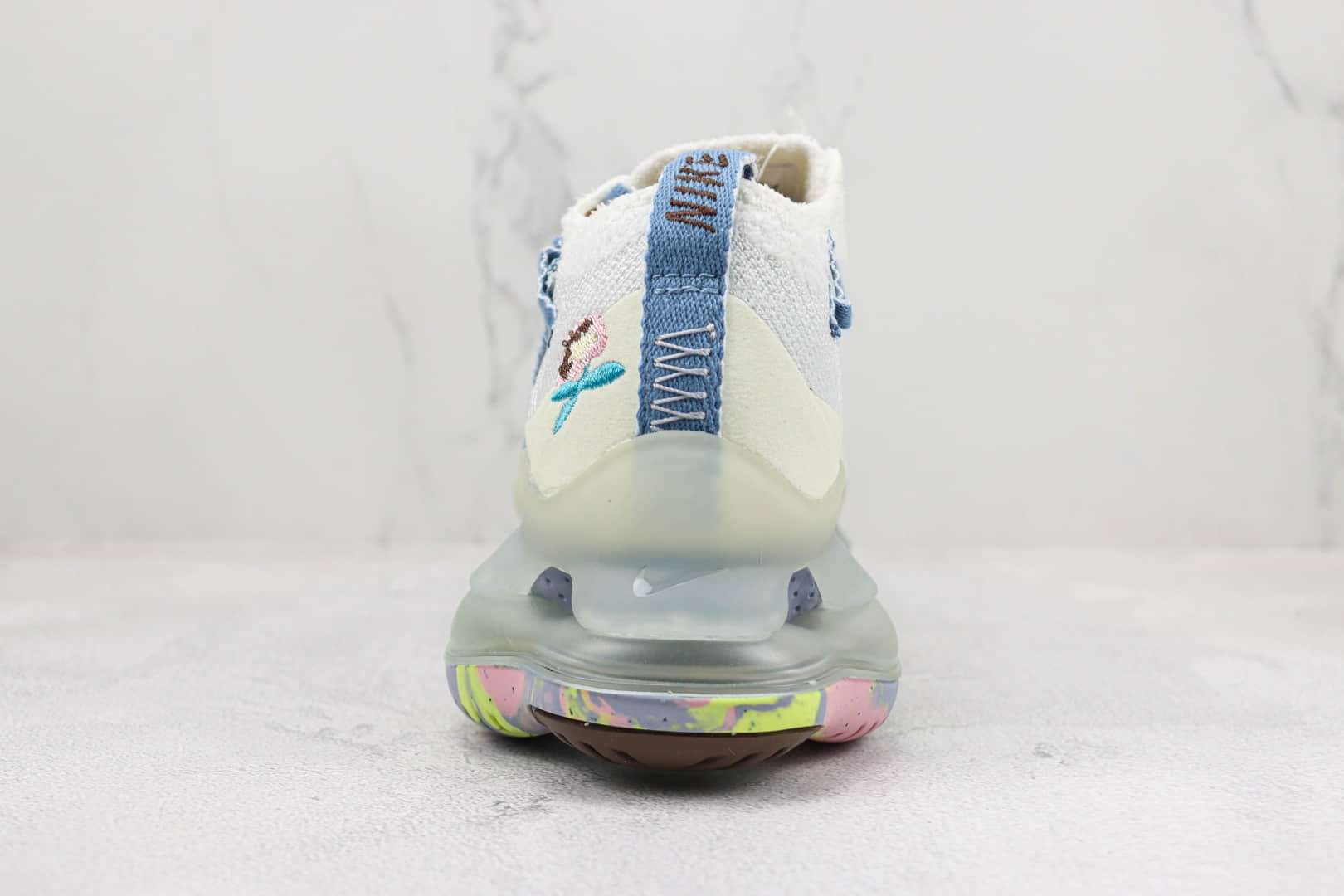 耐克Nike Air Max Scorpion FK纯原版本白蓝色大气垫跑鞋 莆田耐克工厂 货号:FJ7736-141