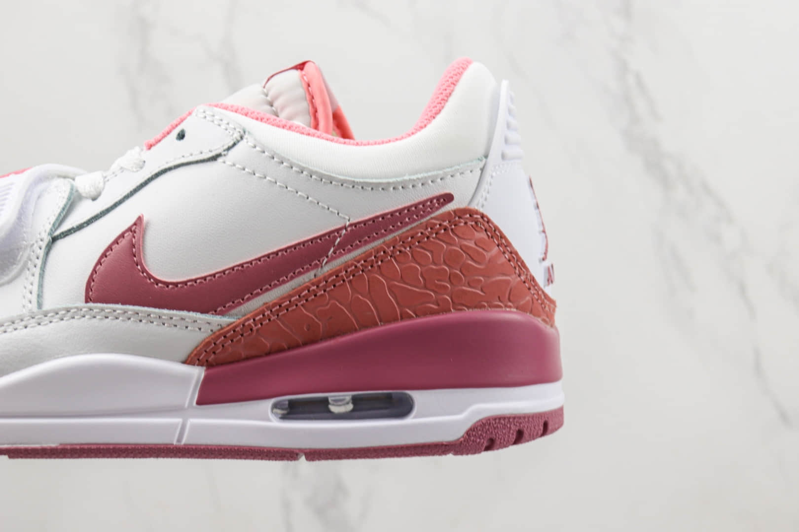 乔丹Air Jordan Legacy 312纯原版本AJ312粉白色三合一篮球鞋 莆田复刻鞋货源 货号：FN3407-161