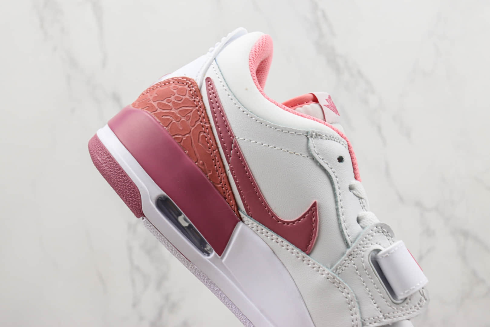 乔丹Air Jordan Legacy 312纯原版本AJ312粉白色三合一篮球鞋 莆田复刻鞋货源 货号：FN3407-161
