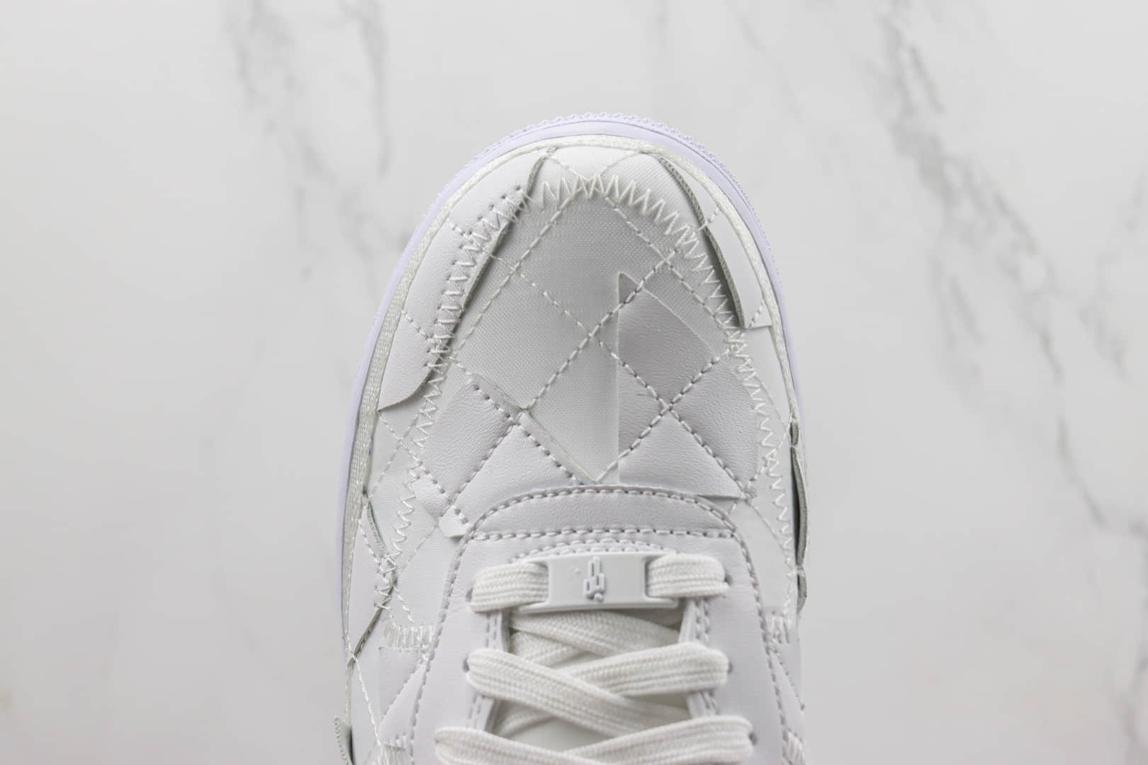 耐克Billie Eilish x Nike Air Force 1 Low纯原版本碧梨联名空军一号低帮白色不规则剪裁板鞋 莆田天花板AF1系列 货号:DZ3674-100