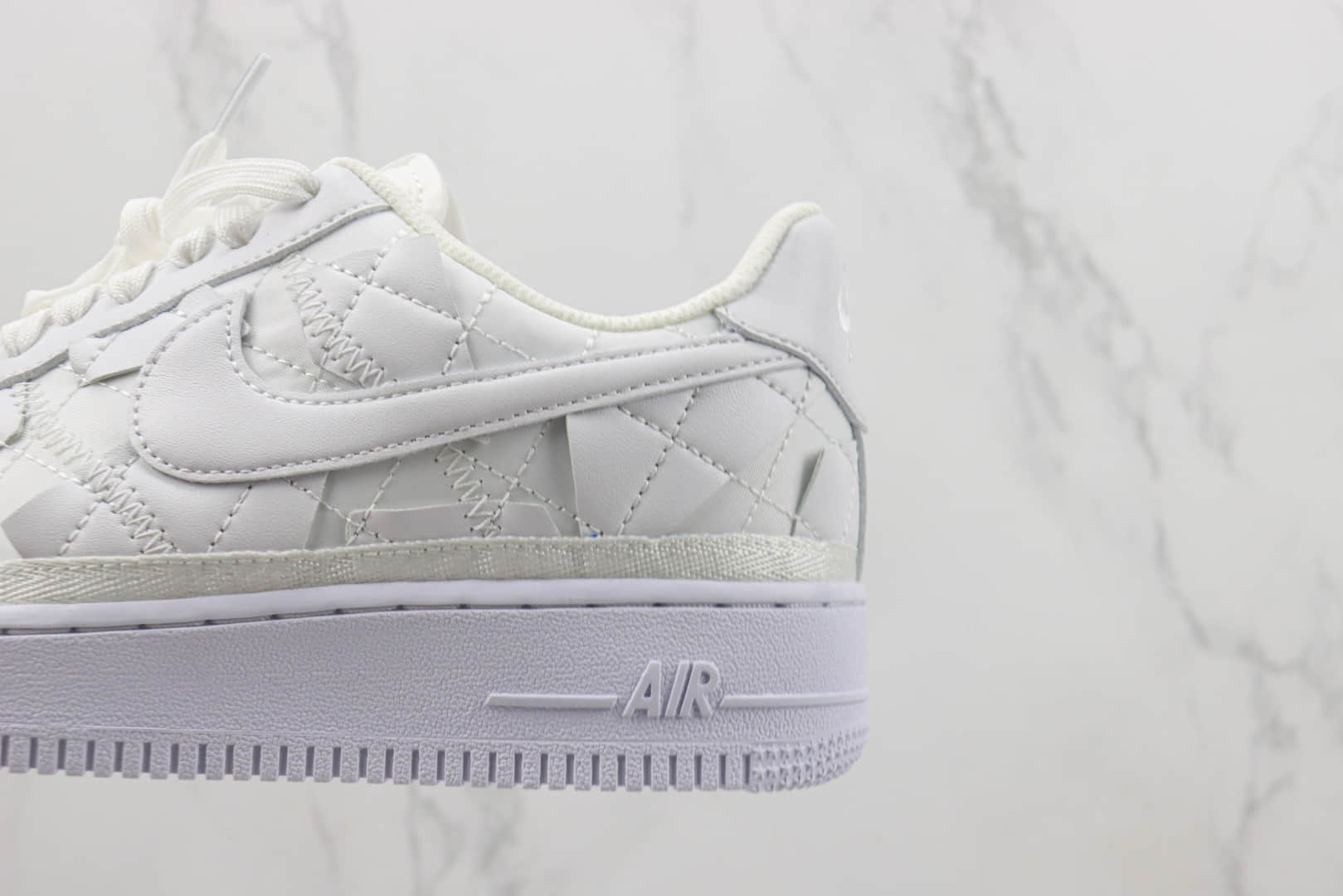 耐克Billie Eilish x Nike Air Force 1 Low纯原版本碧梨联名空军一号低帮白色不规则剪裁板鞋 莆田天花板AF1系列 货号:DZ3674-100