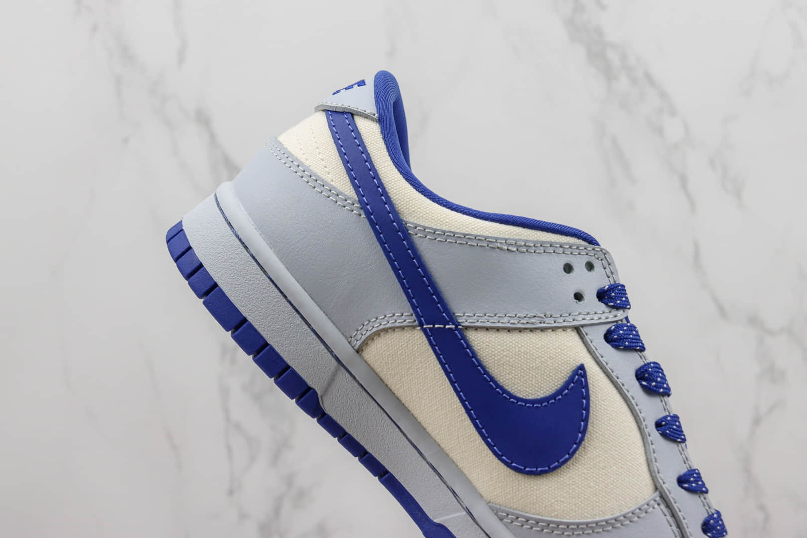 耐克Nike SB Dunk Low纯原版本MLB联名低帮SB Dunk蔚蓝灰板鞋 莆田天花板Dunk系列 货号:FC1688-104