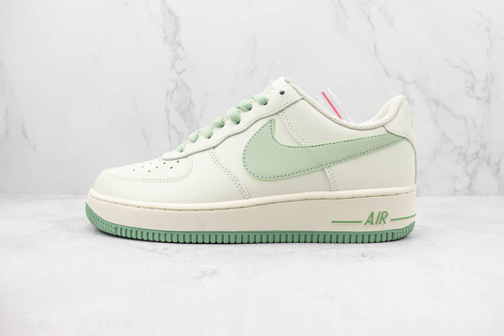 耐克Nike Air Force 1 Low纯原版本空军一号低帮米白绿色板鞋 莆田天花板AF1系列 货号:SP0758-029