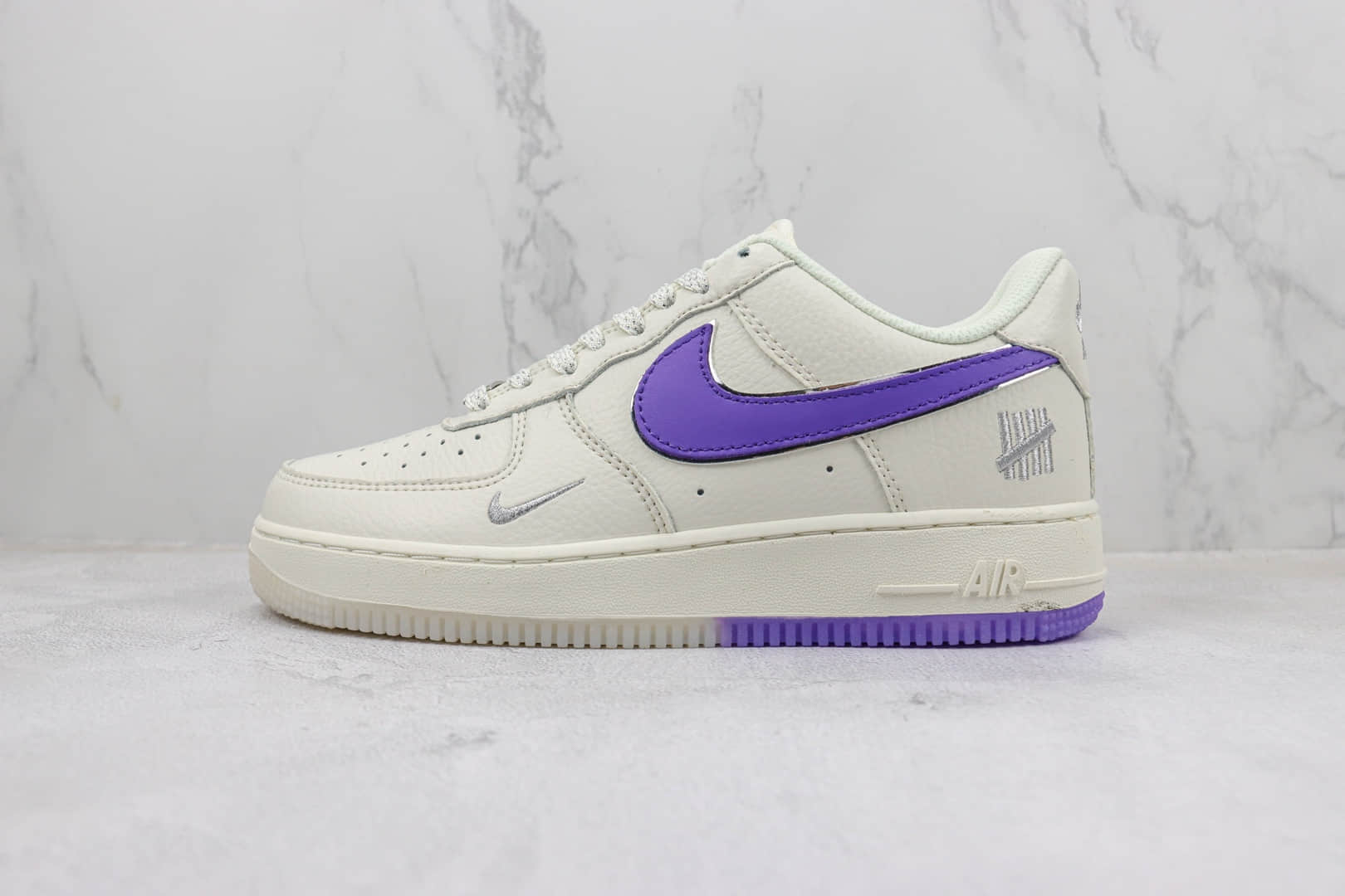 耐克Nike Air Force 1 '07 Low纯原版本低帮空军一号UN联名紫水晶板鞋 莆田复刻耐克 货号:BS9055-733